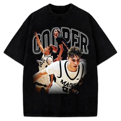 Cooper Flagg Coop Vintage Style Basketball 90's Graphic Design T-Shirt Crewneck Cotton