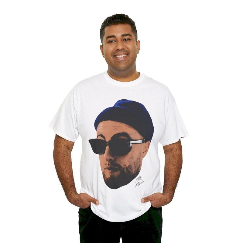 Mac Miller T-Shirt Rare Concert Merch Rap Tee Hip Hop Graphic Tour Rap Style TShirt  Cotton Menswear