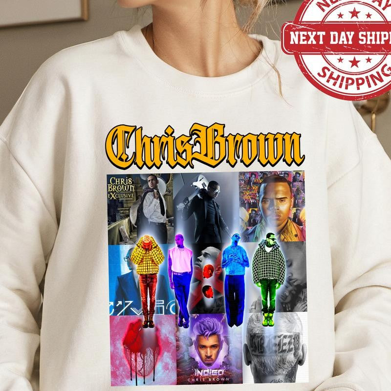 Chris Br0wn 11:11 Tour 2024 Fans 90s Rap Shirt