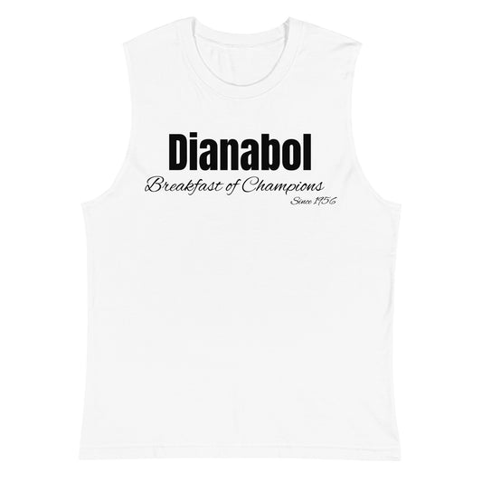 Dianabol Breakfast of Champions since 1956 (in black letters) Muscle Shirt