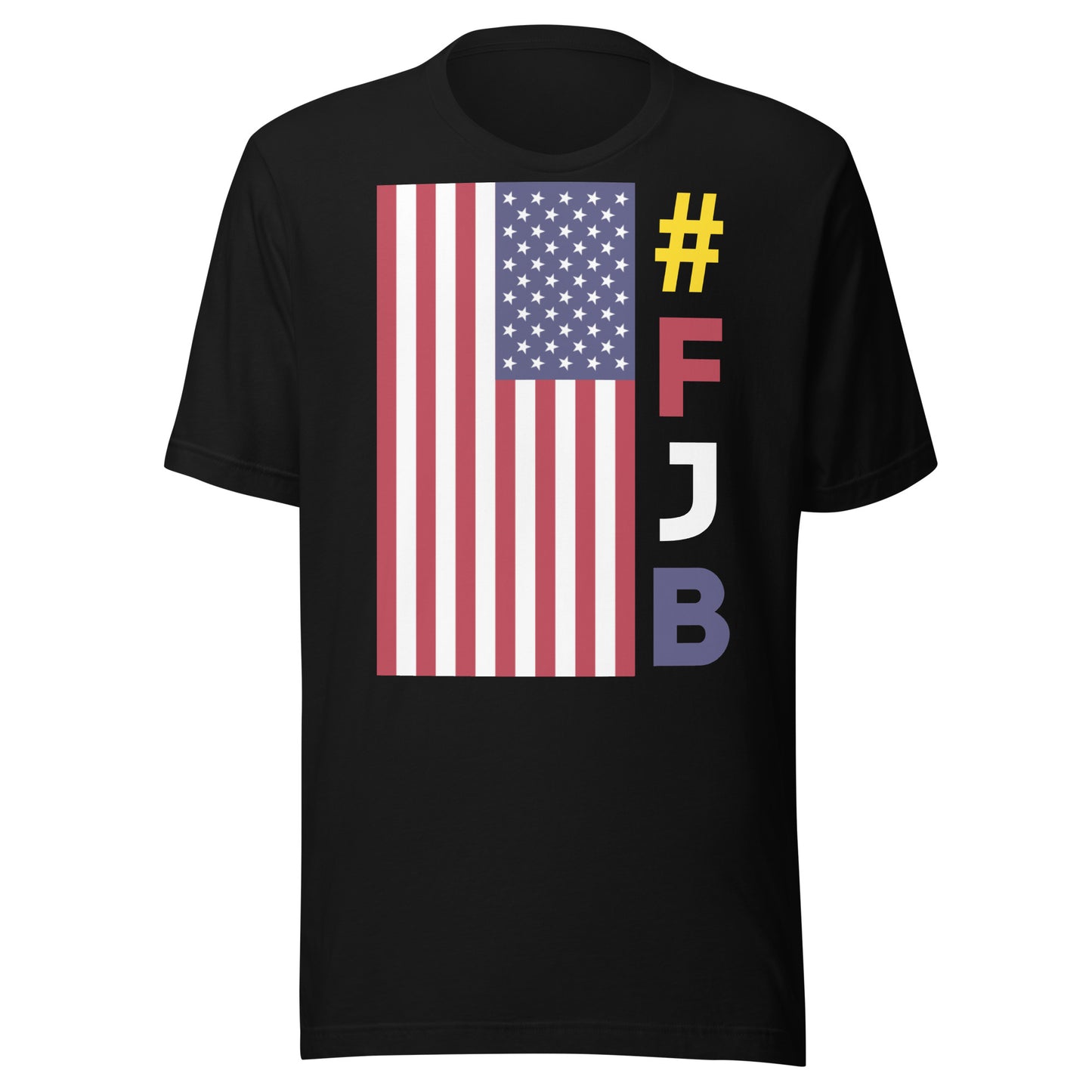 #FJB Fuck Joe Biden US Flag Red White and Blue t-shirt