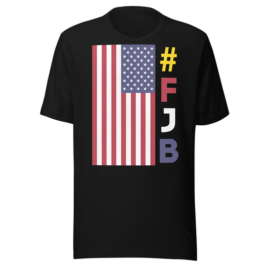 #FJB Fuck Joe Biden US Flag Red White and Blue t-shirt
