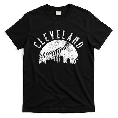 Vintage Cleveland Ohio Skyline Apparel T-Shirt