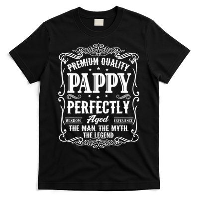 Vintage Pappy Fathers Day Grandpa Gift For T-Shirt