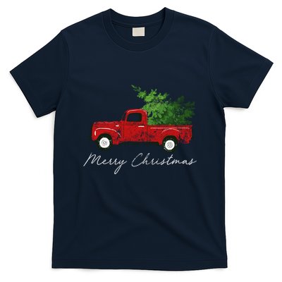 Vintage Wagon Christmas Tree On Truck T-Shirt