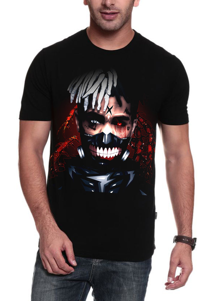 Xxxtentacion Half Sleeve Black T-Shirt Style003 Hoodie, Sweatshirt | TeeSparky.com